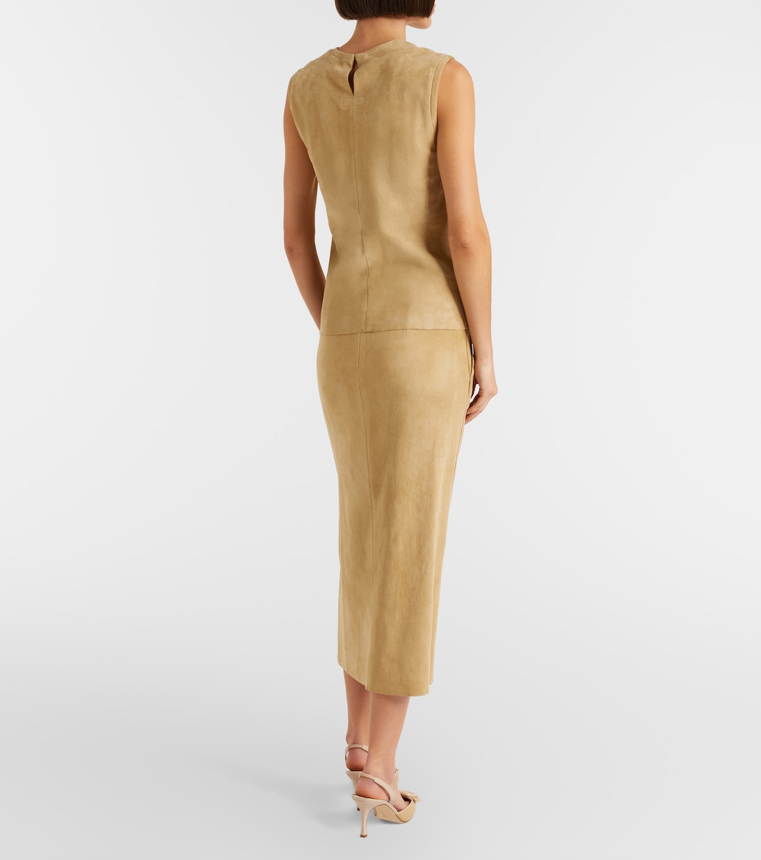 Taylor suede pencil skirt | Stouls