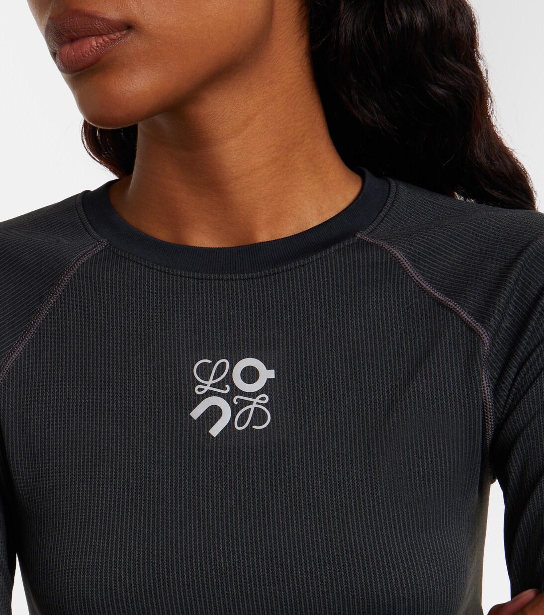 x On top acanalado de jersey | Loewe