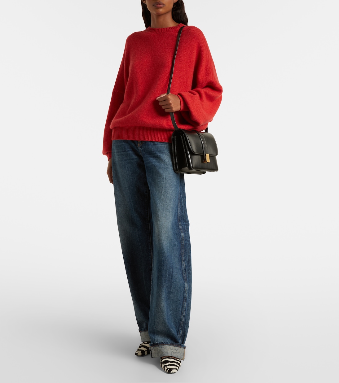 Blake leather crossbody bag | Khaite