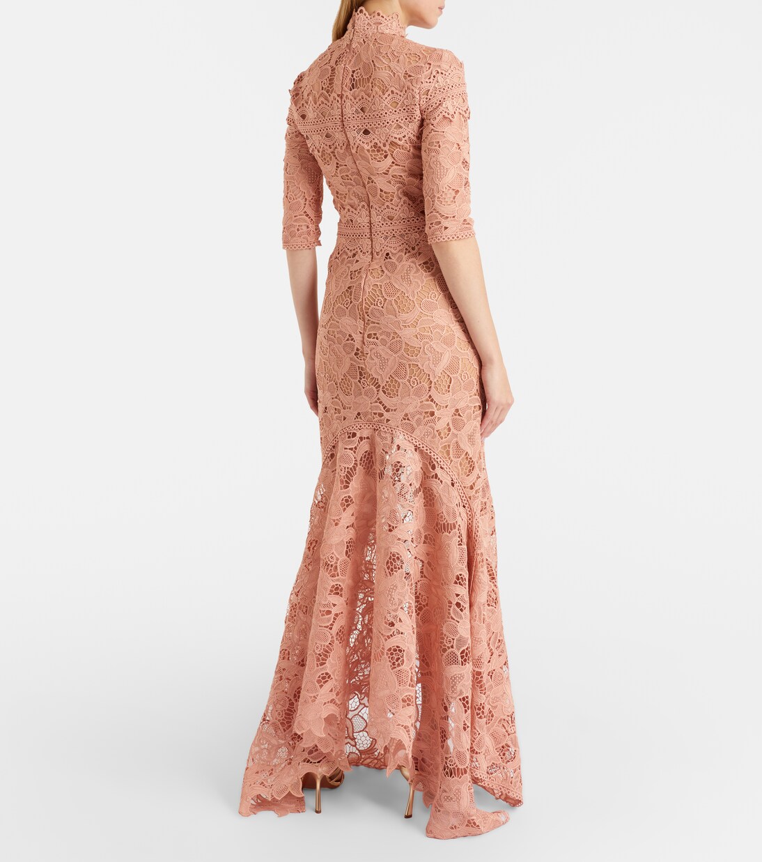 Cocktailkleid Kalissa aus Guipure-Spitze | Costarellos