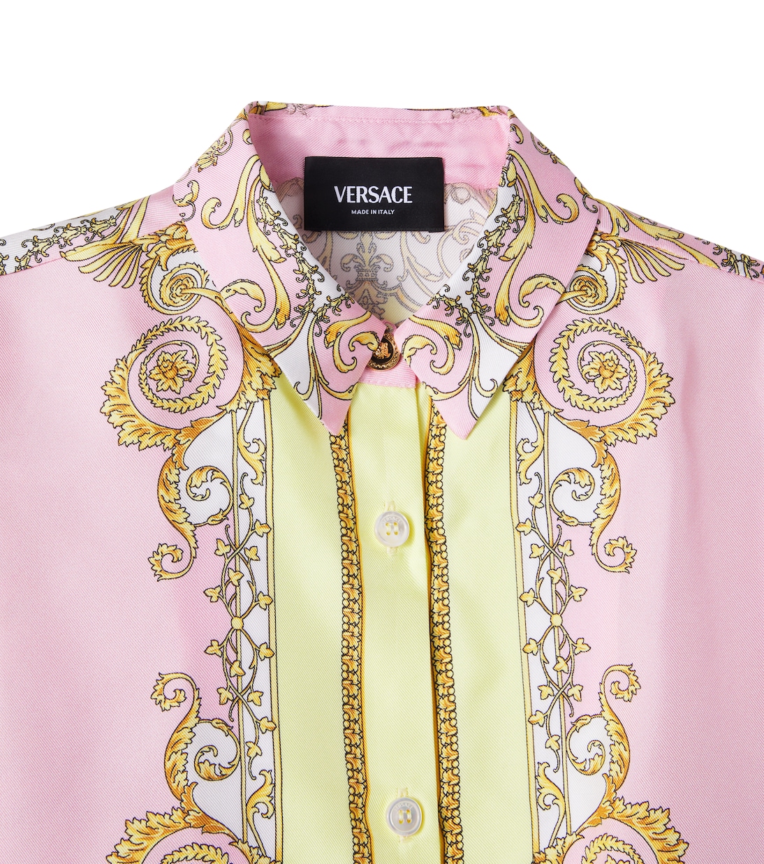 Hemd Spring Barocco aus Seiden-Twill | Versace Kids