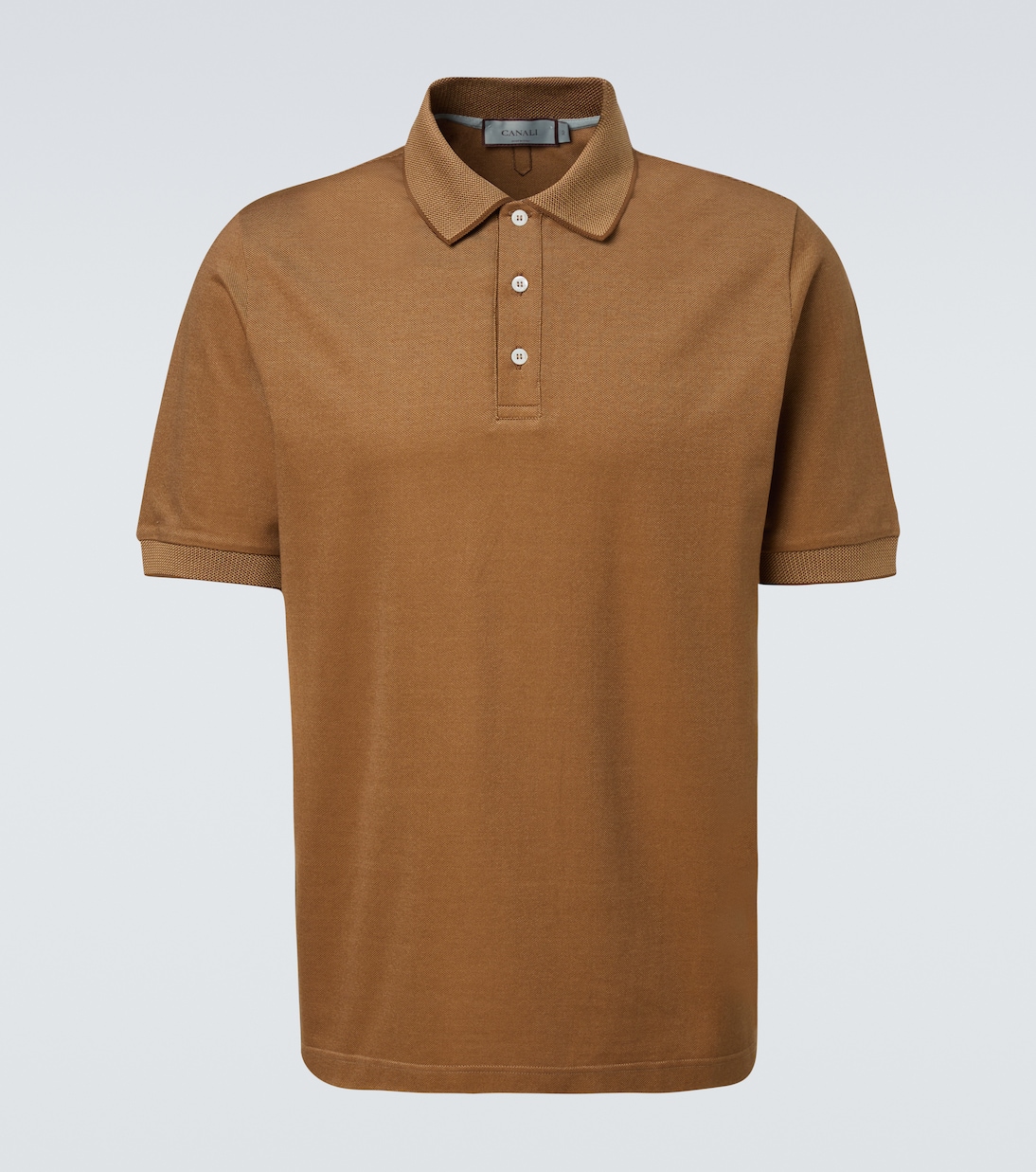 Cotton polo shirt | Canali