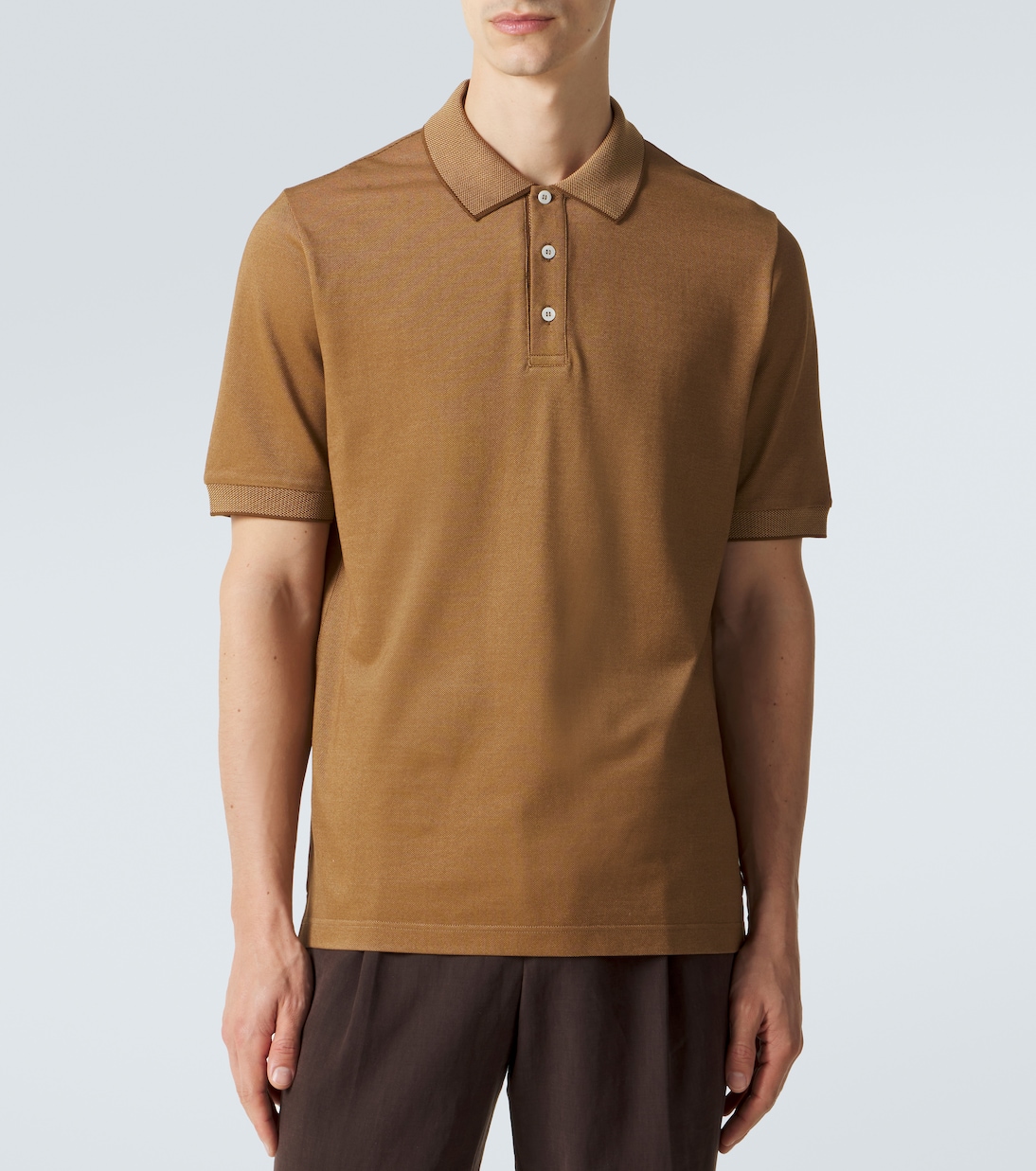 Cotton polo shirt | Canali