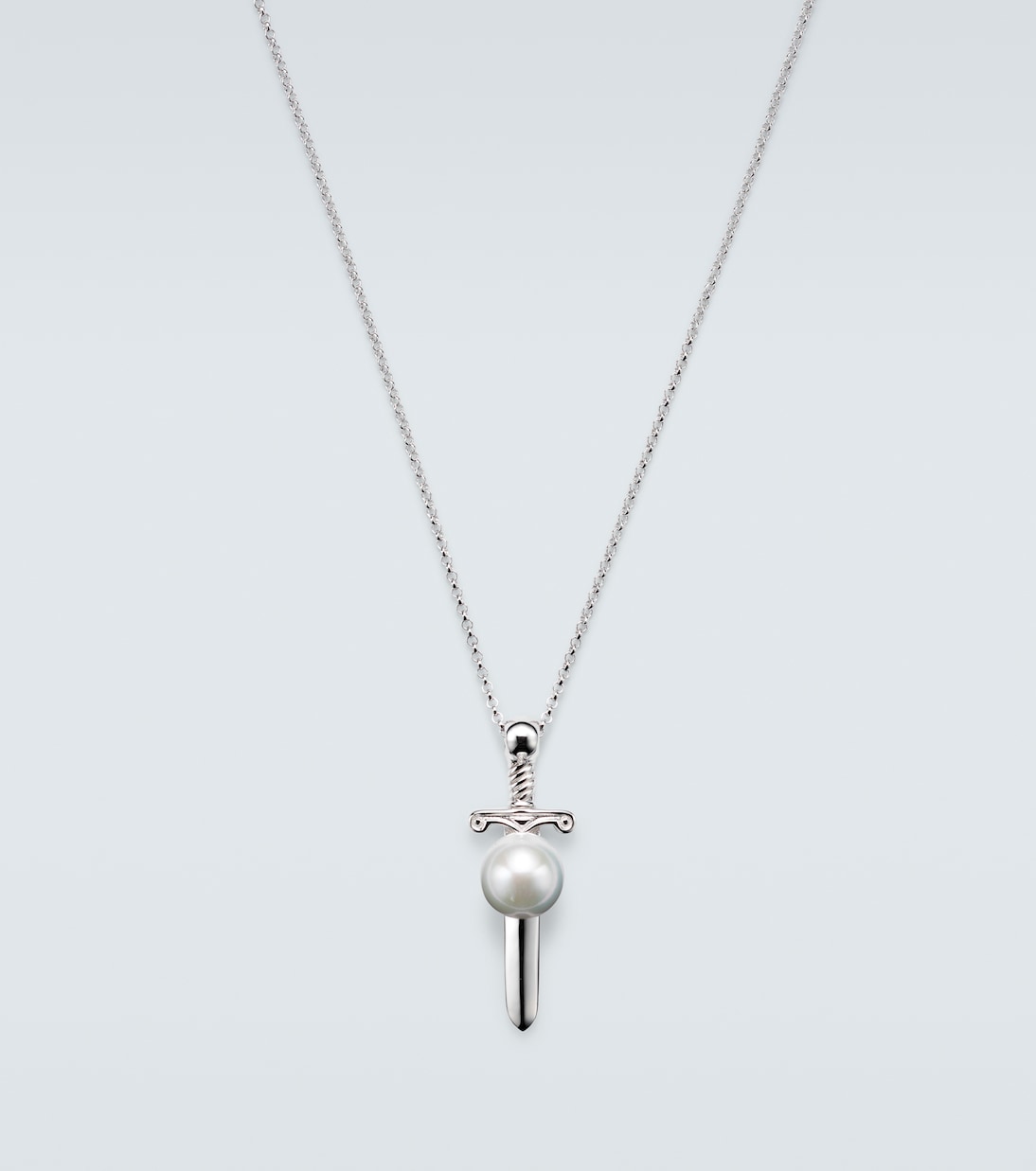 Collier en argent sterling avec perle | Mateo