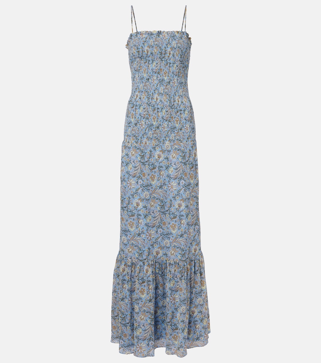 Clem floral cotton and silk maxi dress | Veronica Beard