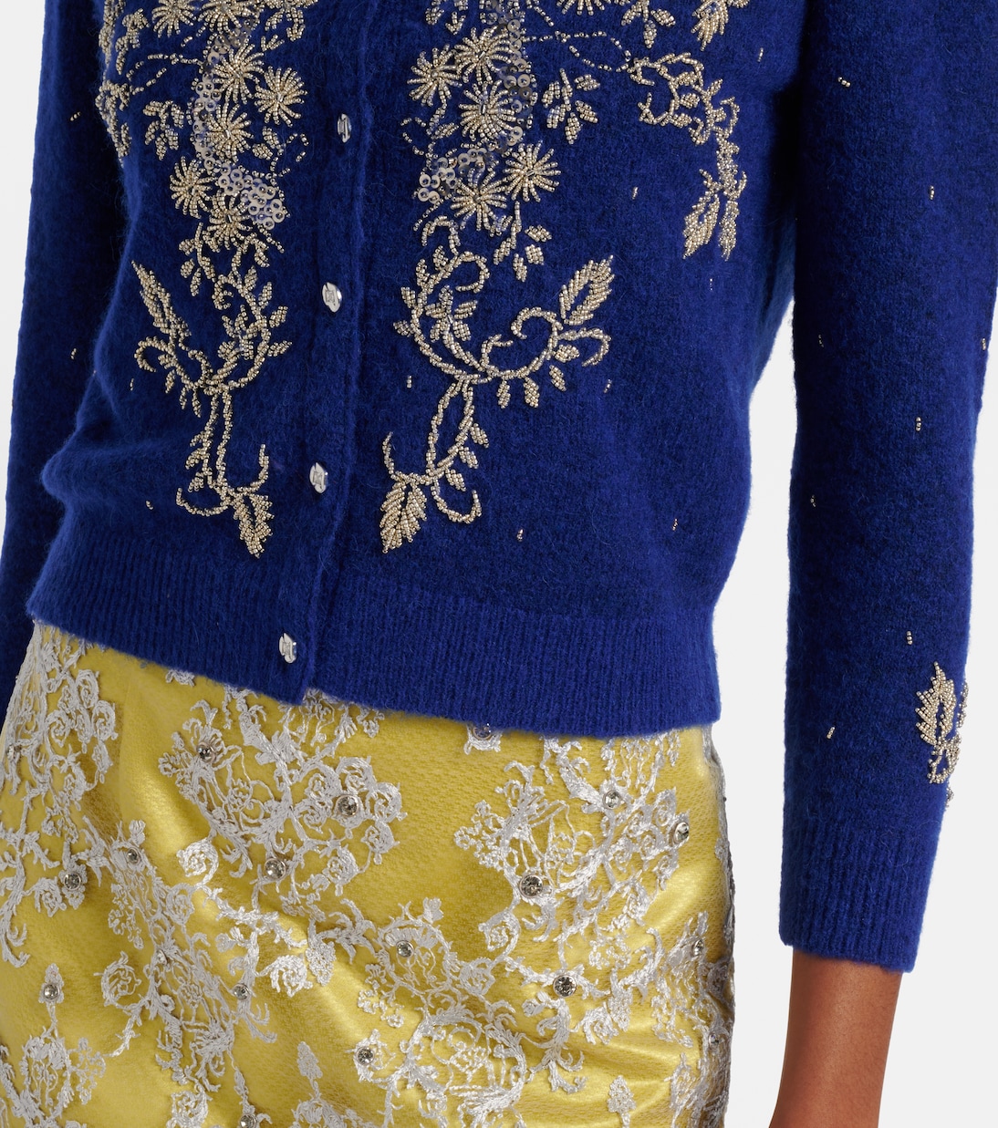 Embellished floral cardigan | Jacques Wei
