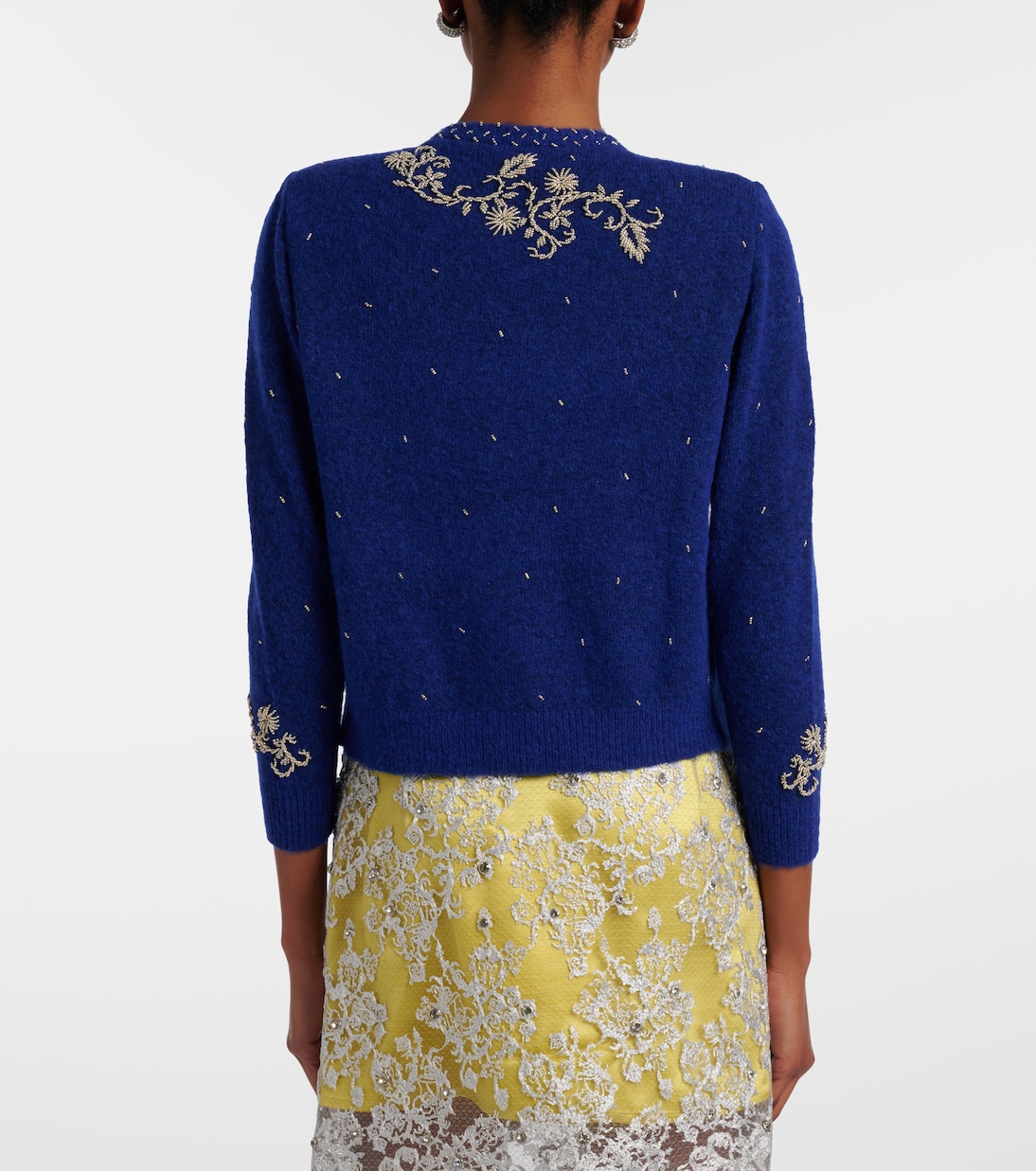 Embellished floral cardigan | Jacques Wei