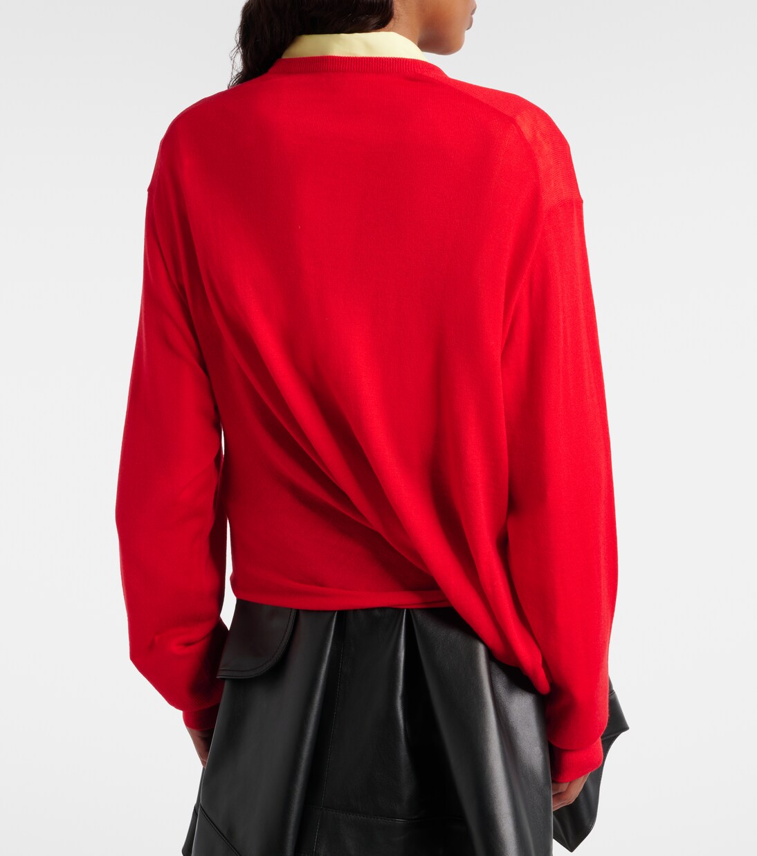 Double L asymmetric wool sweater | Loewe