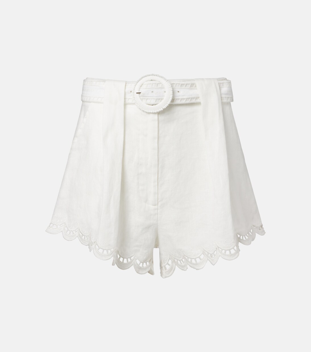 Shorts in lino con cintura  | Farm Rio