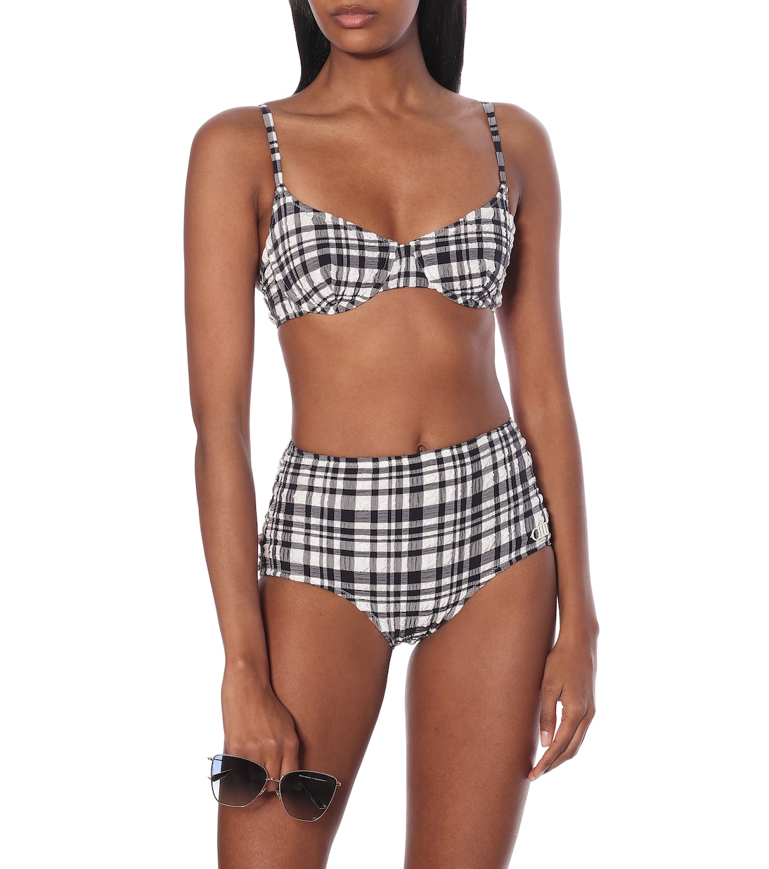 Kariertes Bikini-Oberteil The Ginger | Solid & Striped