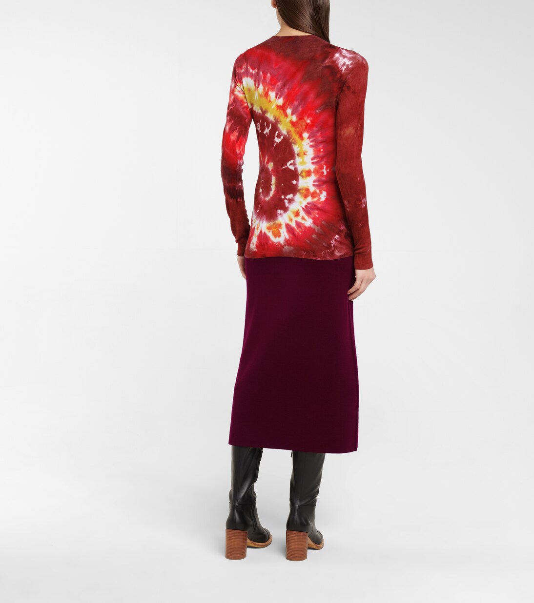 Jersey Miller de cachemir print tie-dye | Gabriela Hearst