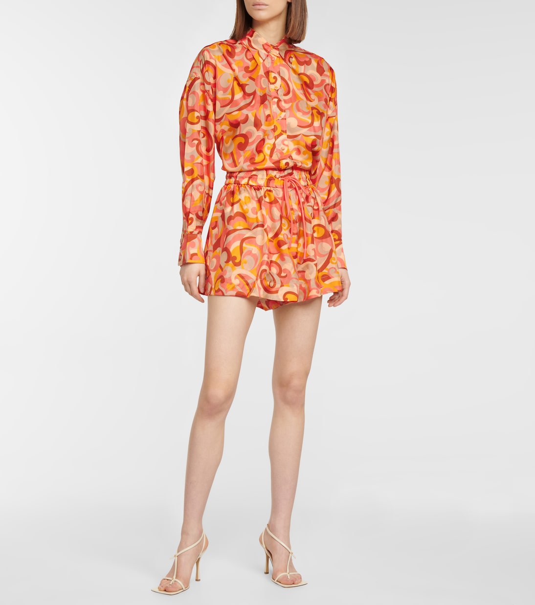 Blusa de seda estampada | Zimmermann