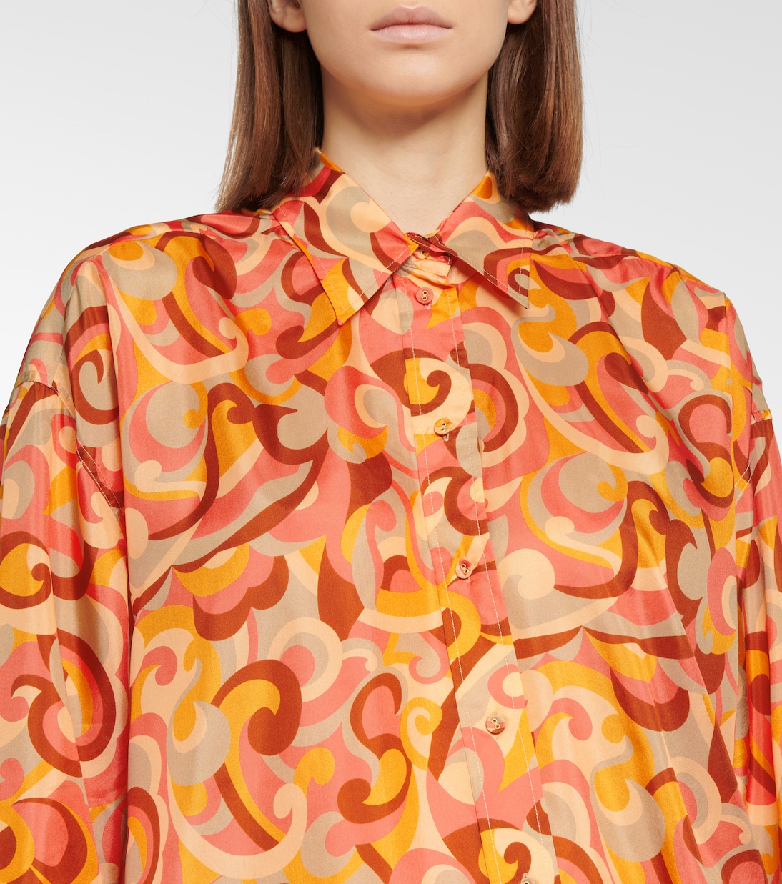 Blusa de seda estampada | Zimmermann