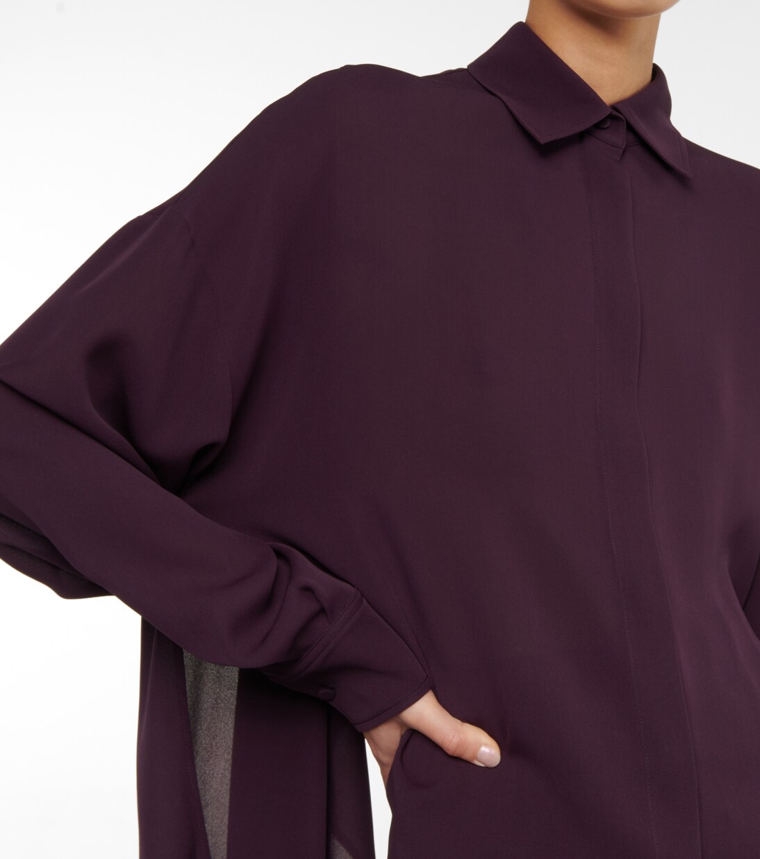 Silk georgette shirt | Valentino