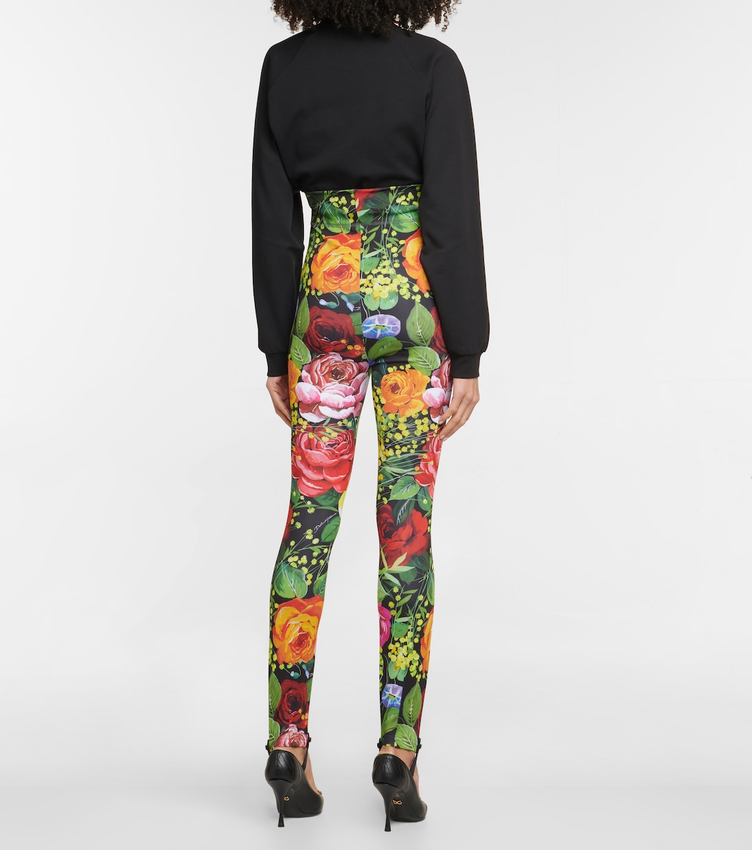 Leggings de tiro alto con fuseau | Dolce&Gabbana