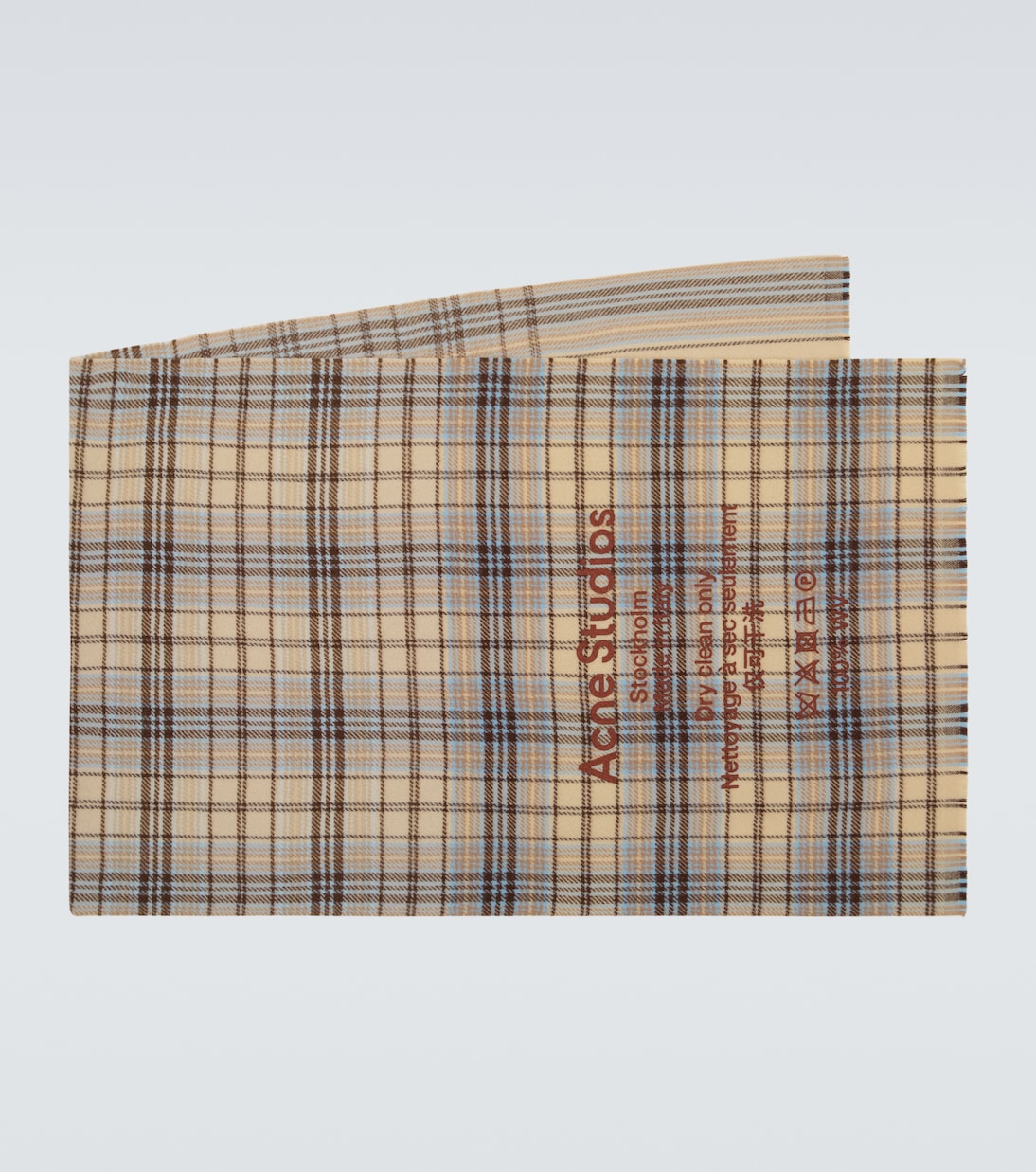 체크 울 스카프 | Acne Studios