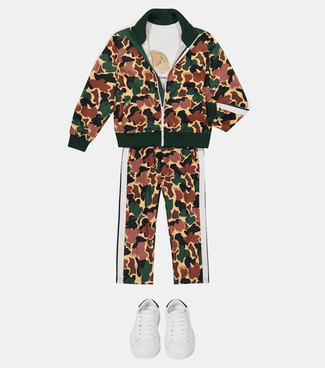 Printed jersey track jacket | Palm Angels Kids