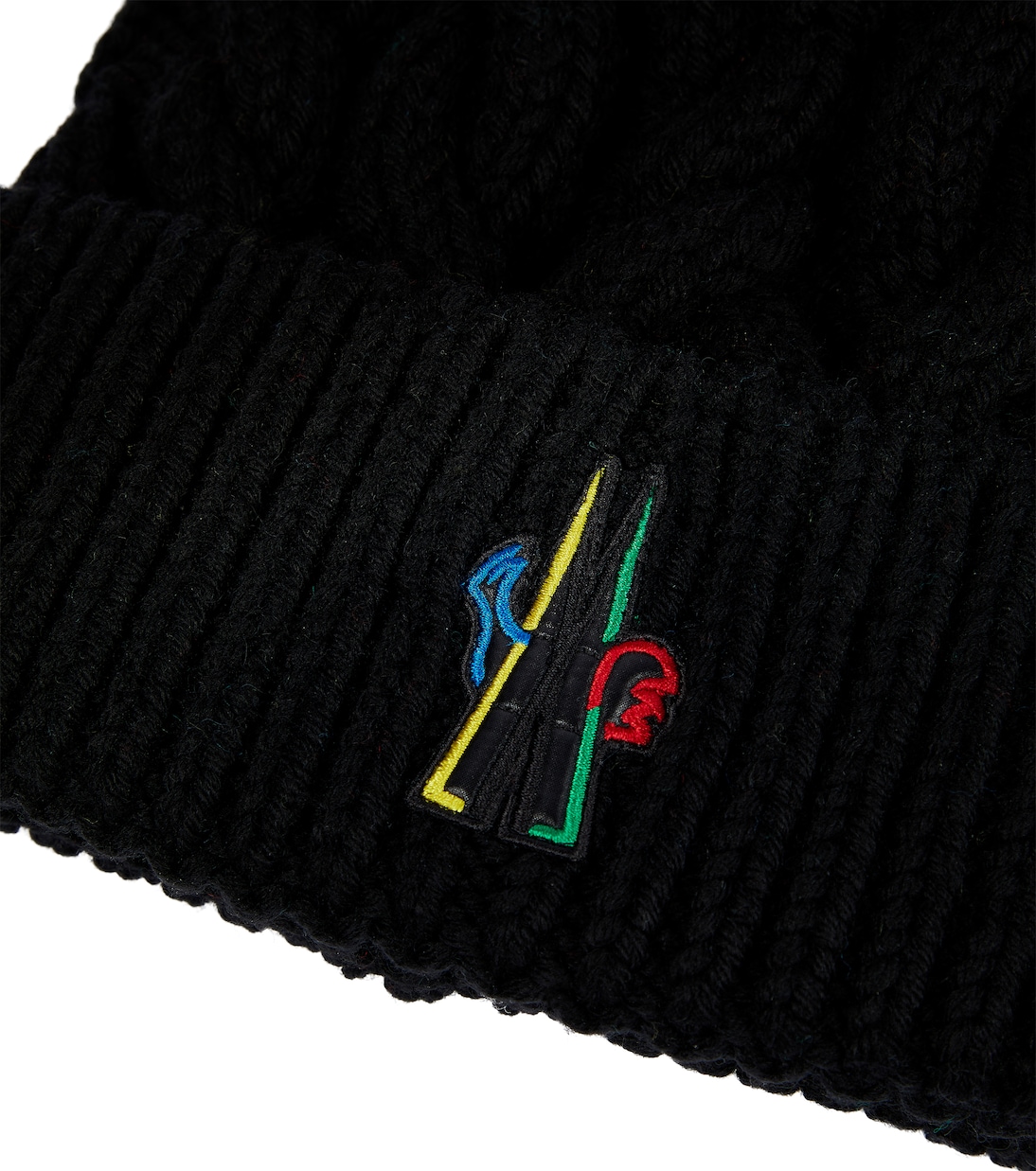 Bonnet en laine vierge à logo | Moncler Grenoble