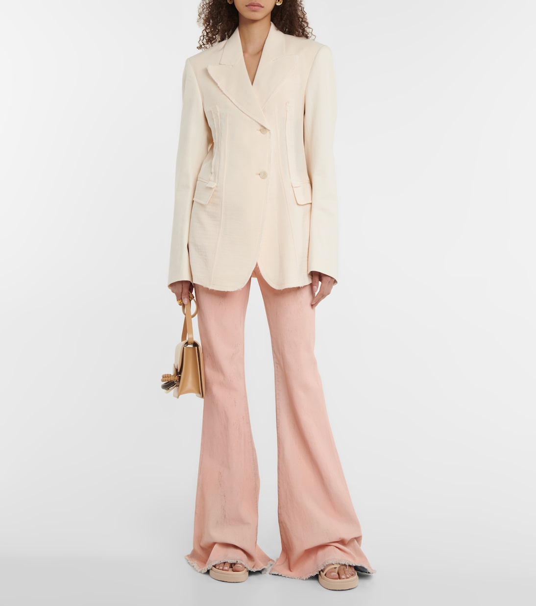 Cabina single-breasted cotton blazer | Sportmax