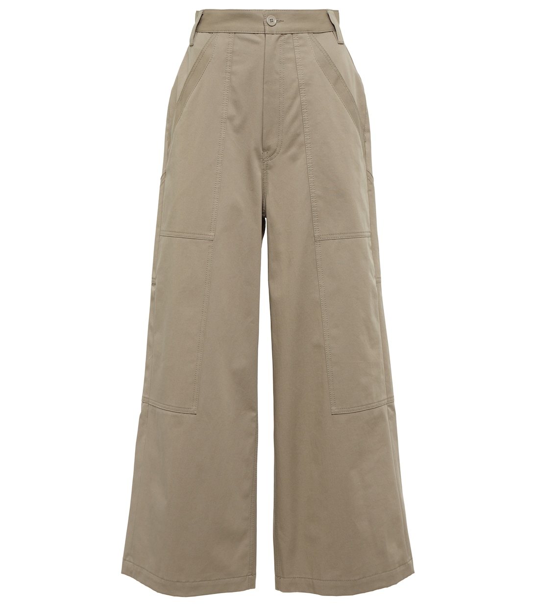 Jeans a gamba larga e vita alta | MM6 Maison Margiela