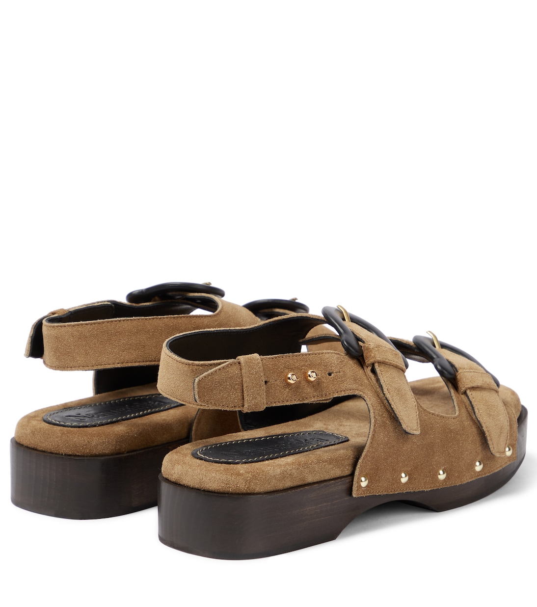 Sandalen Mahalia aus Veloursleder | Nanushka
