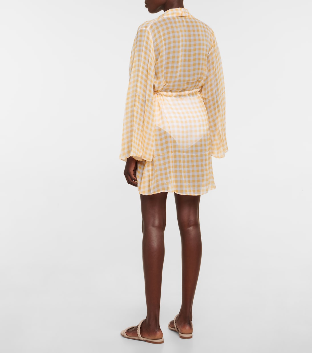 Vestido corto de cuadros | Alexandra Miro