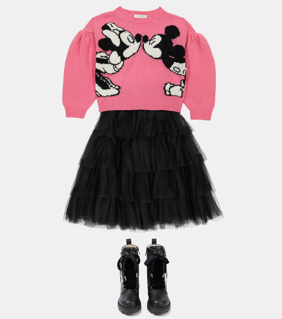 x Disney® intarsia wool sweater | Monnalisa