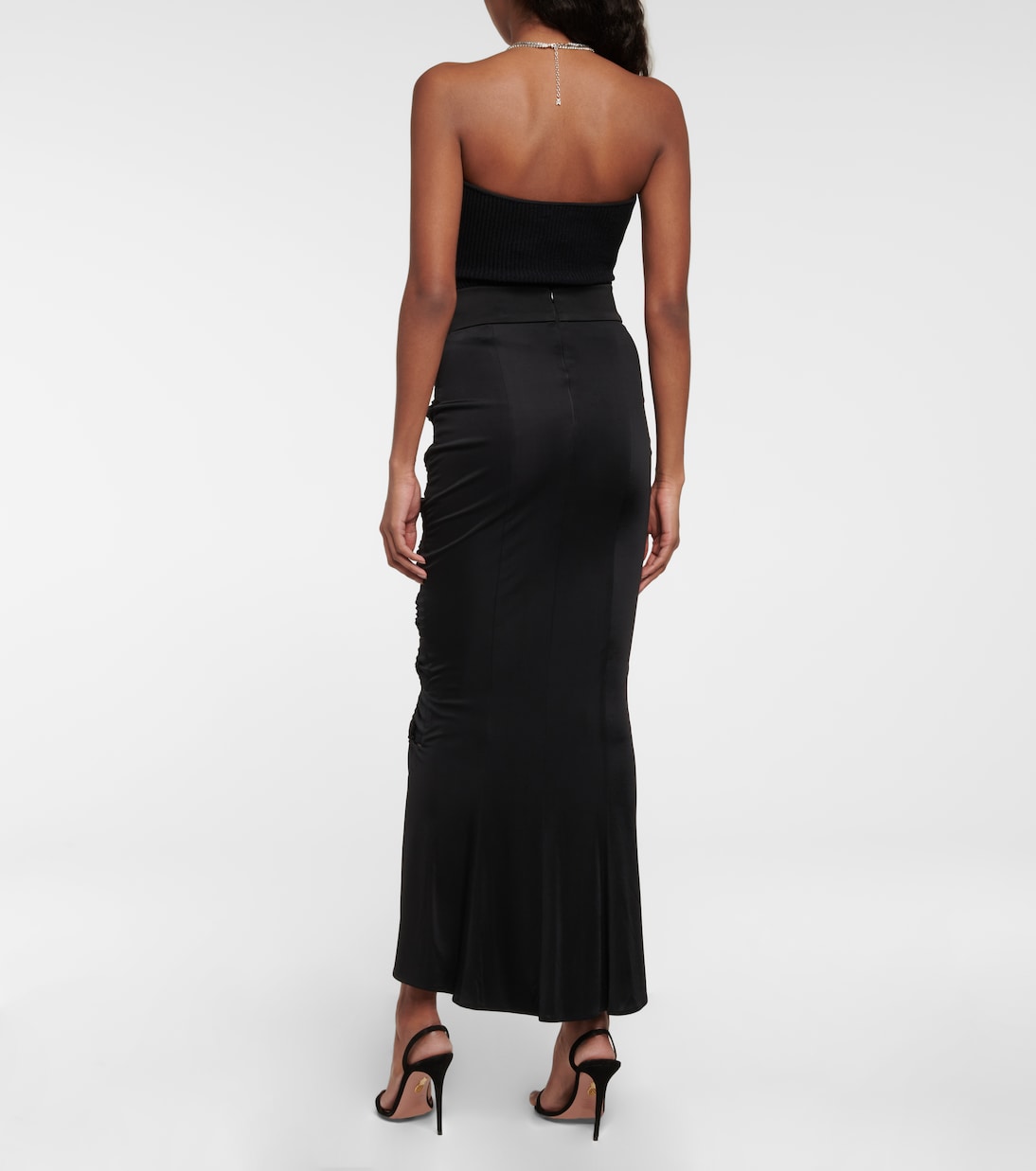 Falda midi Vertebrae con aberturas | Galvan