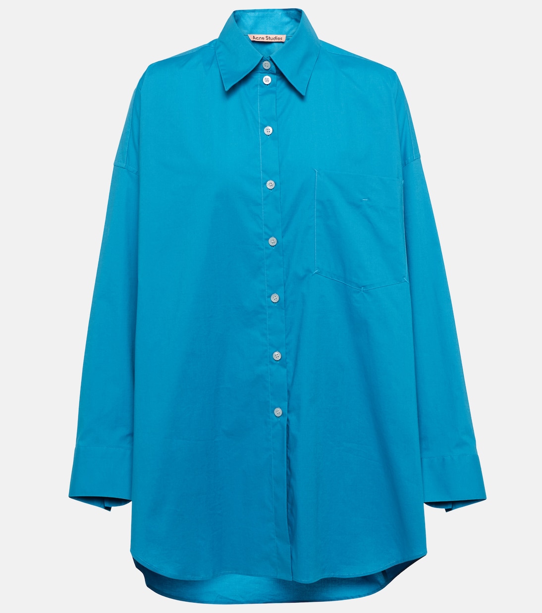 Camisa de popelín en mezcla de algodón | Acne Studios