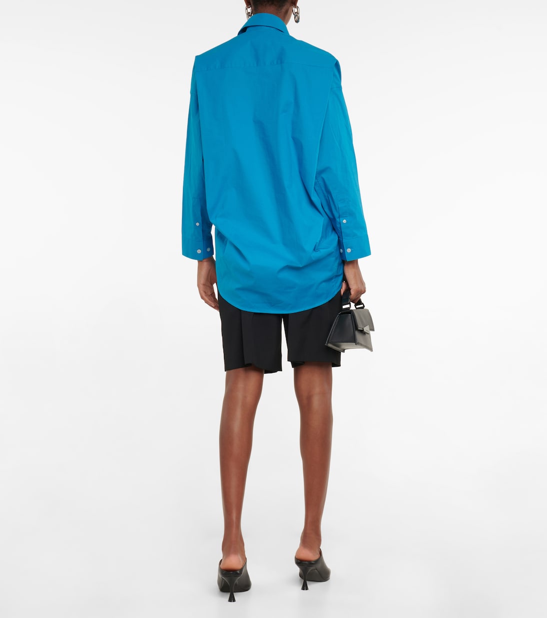 Camisa de popelín en mezcla de algodón | Acne Studios