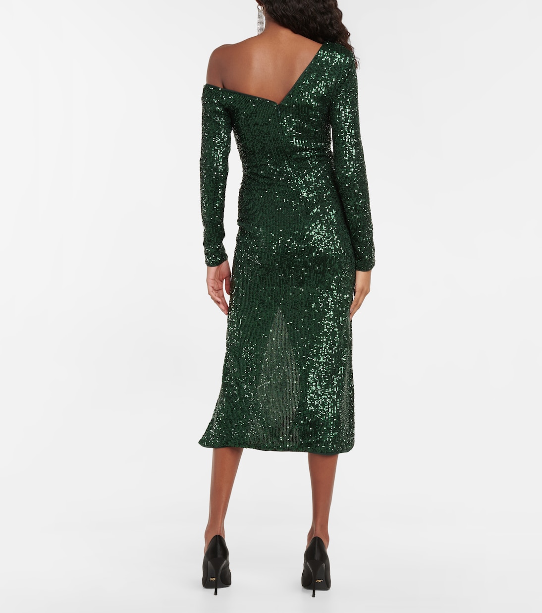 Midikleid mit Pailletten | Self-Portrait