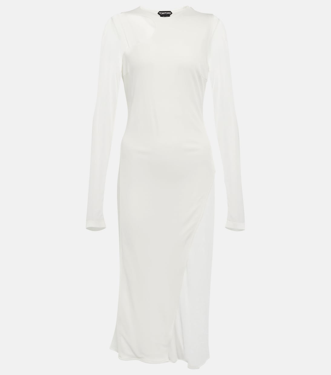 Robe midi en crêpe | Tom Ford