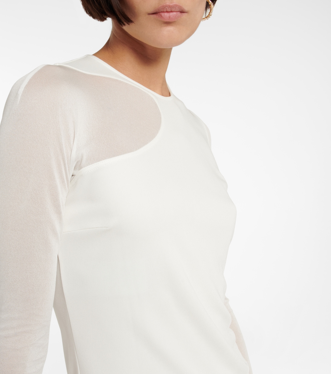 Robe midi en crêpe | Tom Ford