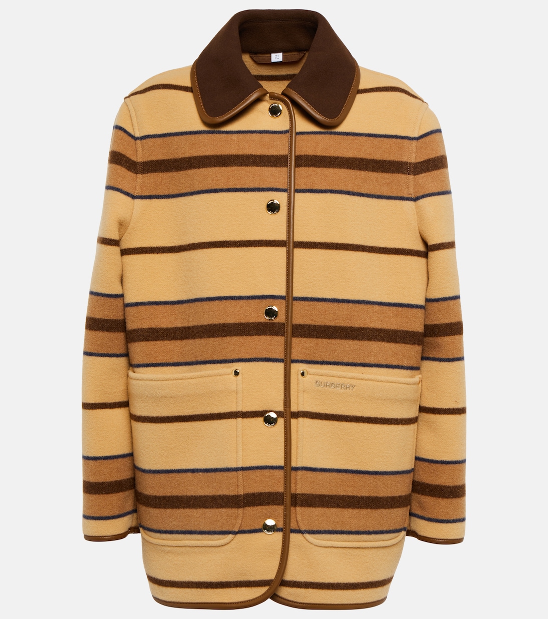 Striped wool jacket | Burberry