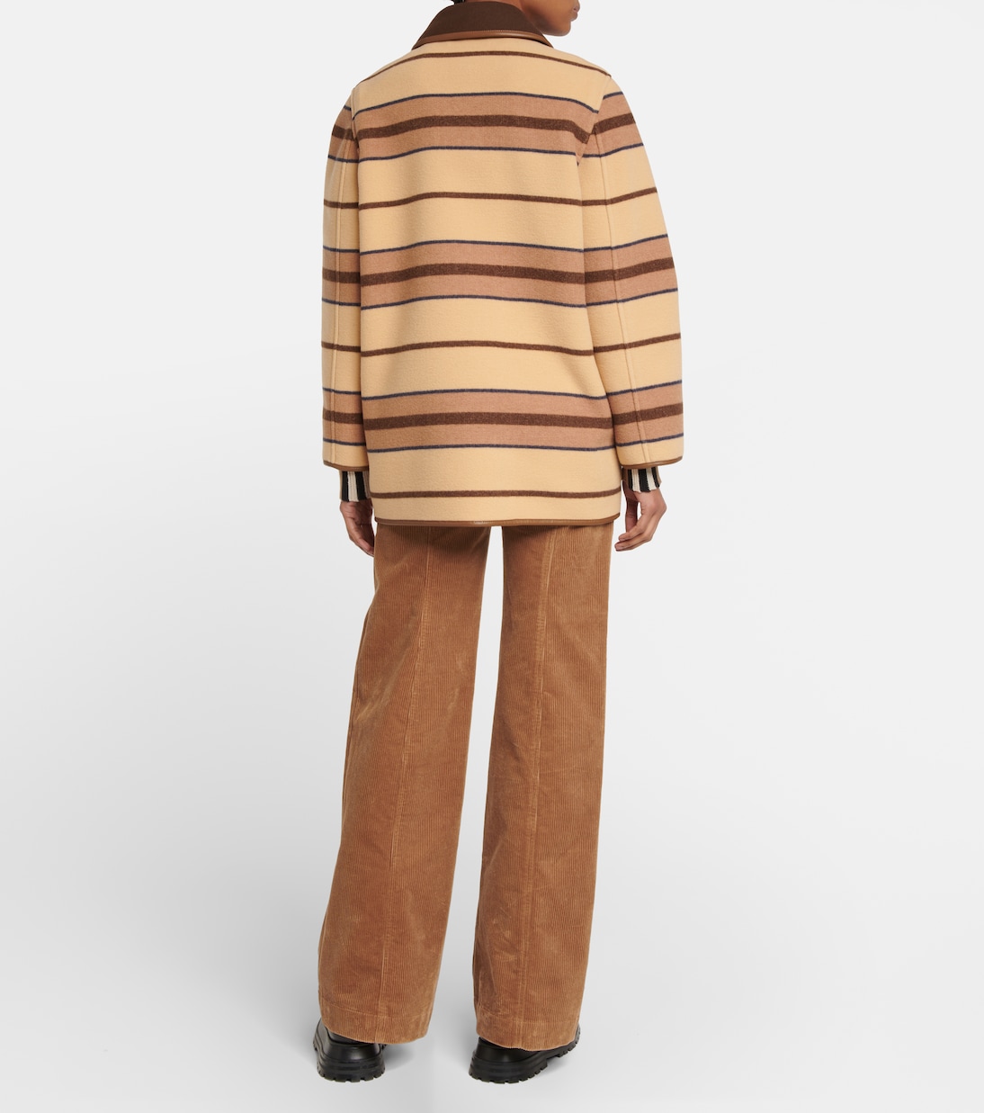 Striped wool jacket | Burberry