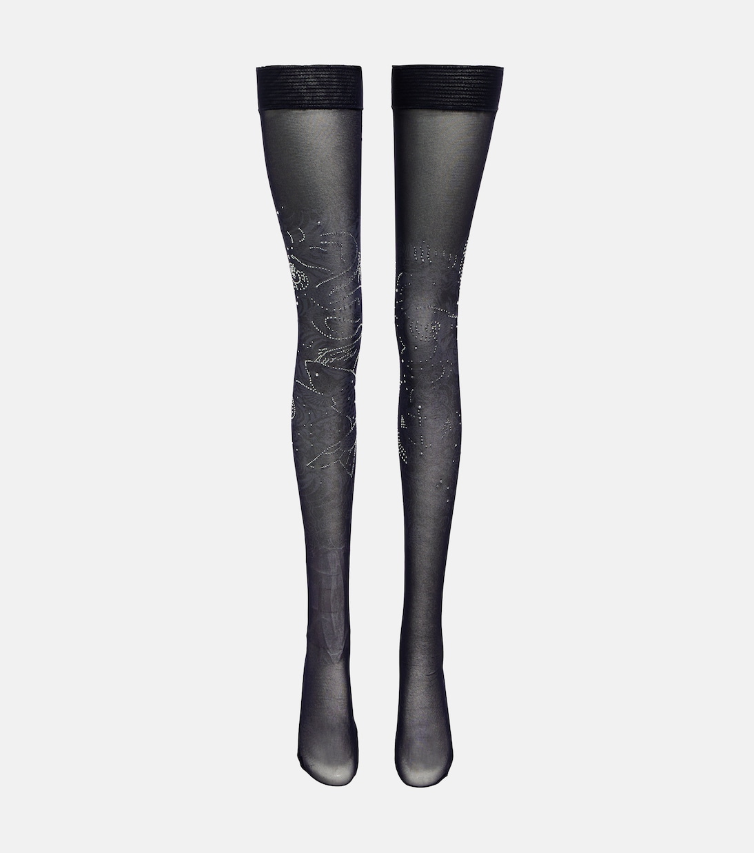 Mallas estampadas con cristales | Jean Paul Gaultier