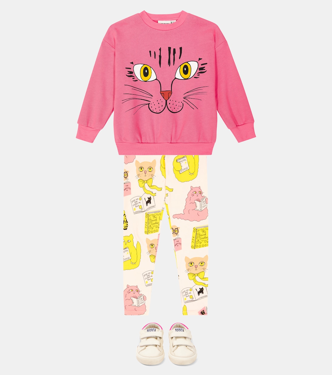 Printed cotton leggings | Mini Rodini