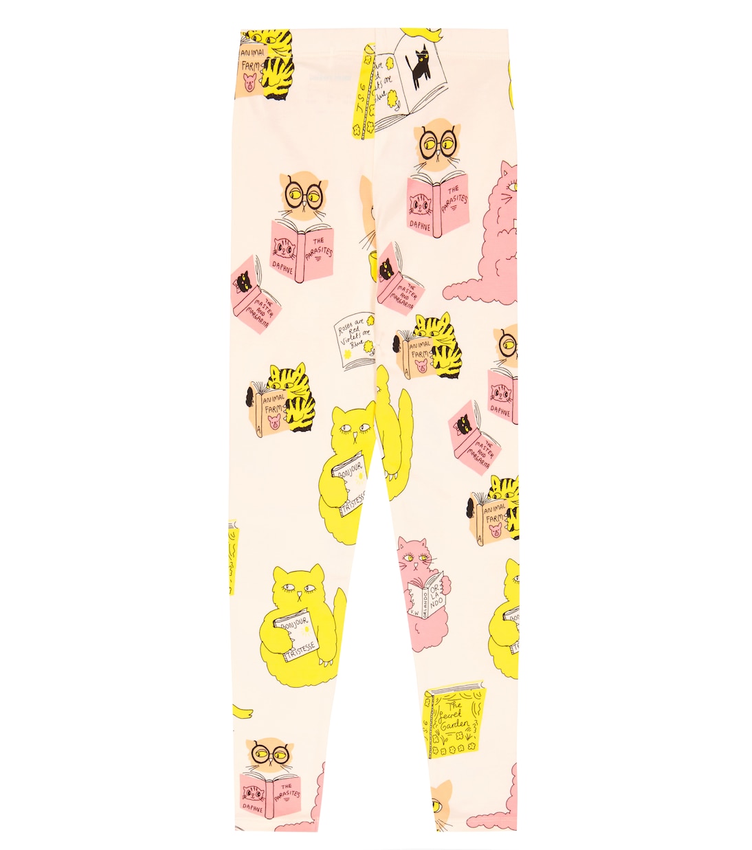 Printed cotton leggings | Mini Rodini