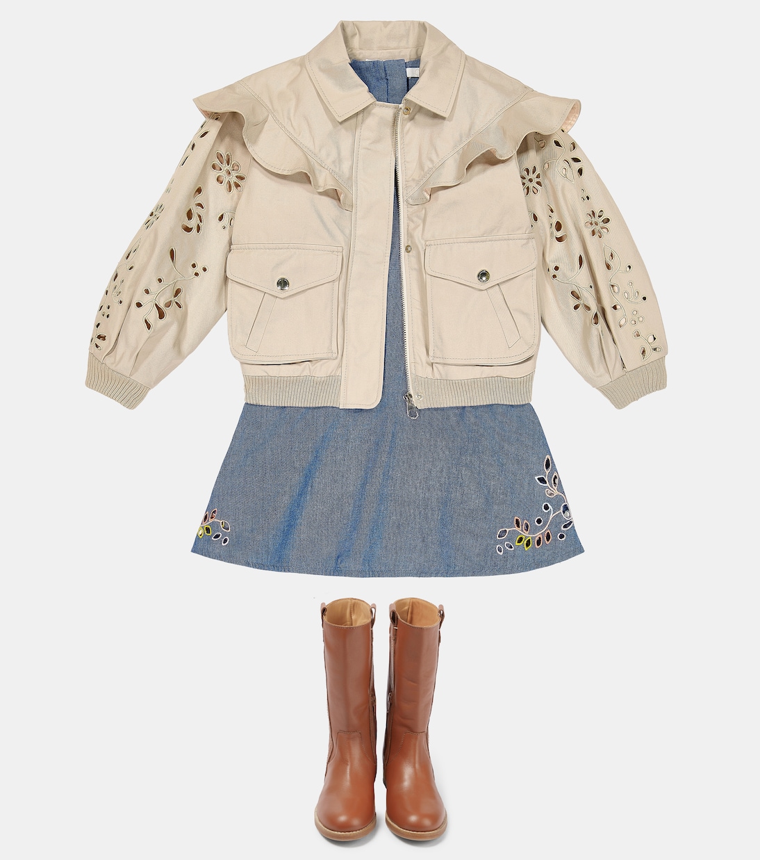 Jacke aus Baumwolle | Chloé Kids