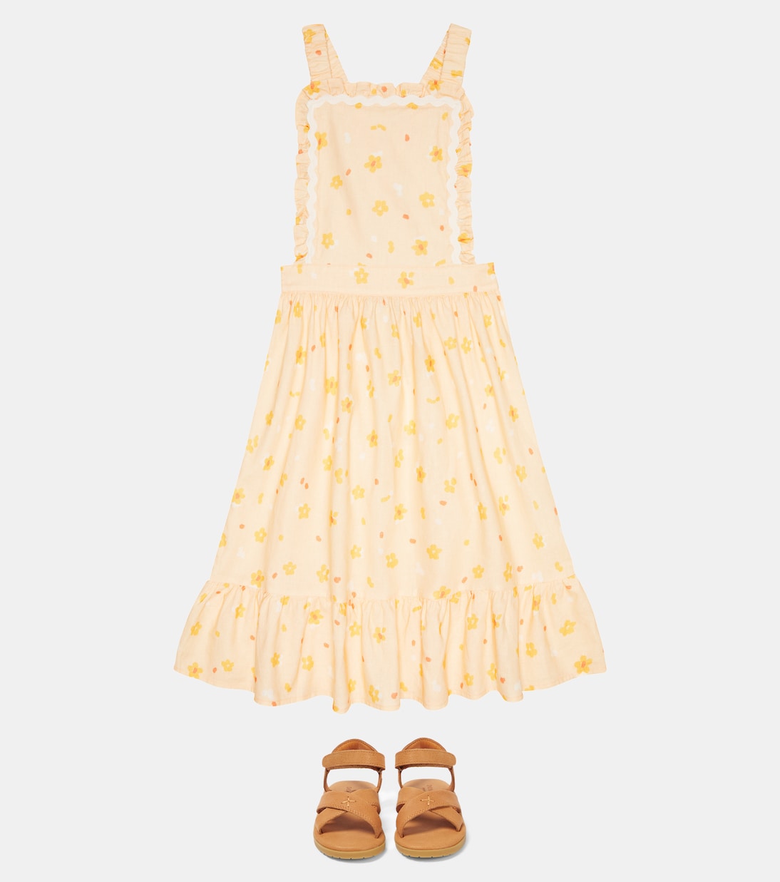 Kleid aus Leinen und Baumwolle | The New Society