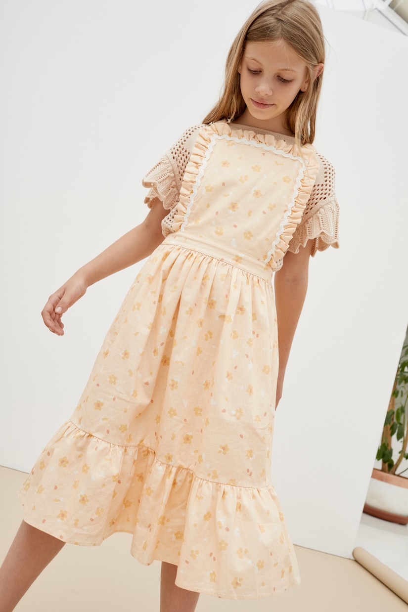 Kleid aus Leinen und Baumwolle | The New Society