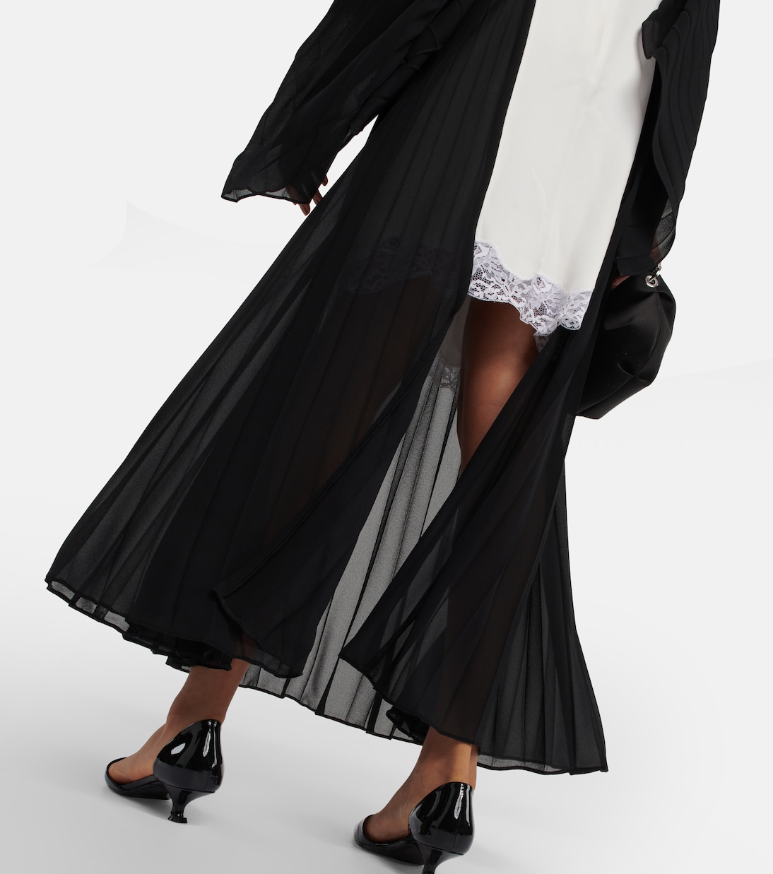 Abito midi Mrs Robinson con mantella | Christopher Kane