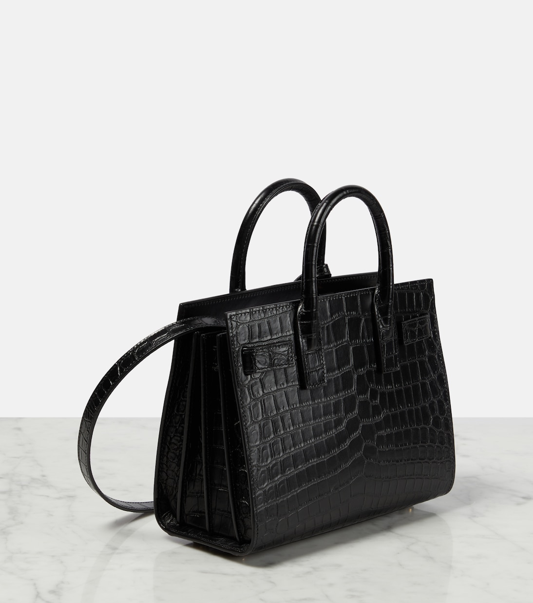 Sac De Jour Nano en cuir embossé | Saint Laurent