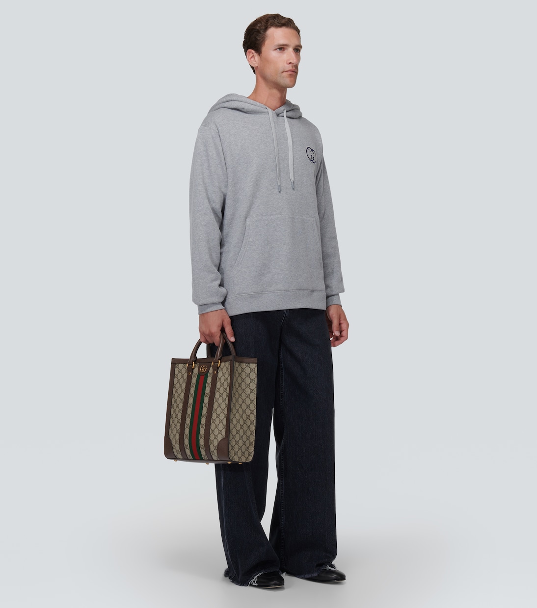 Sudadera en punto de algodón con GG | Gucci