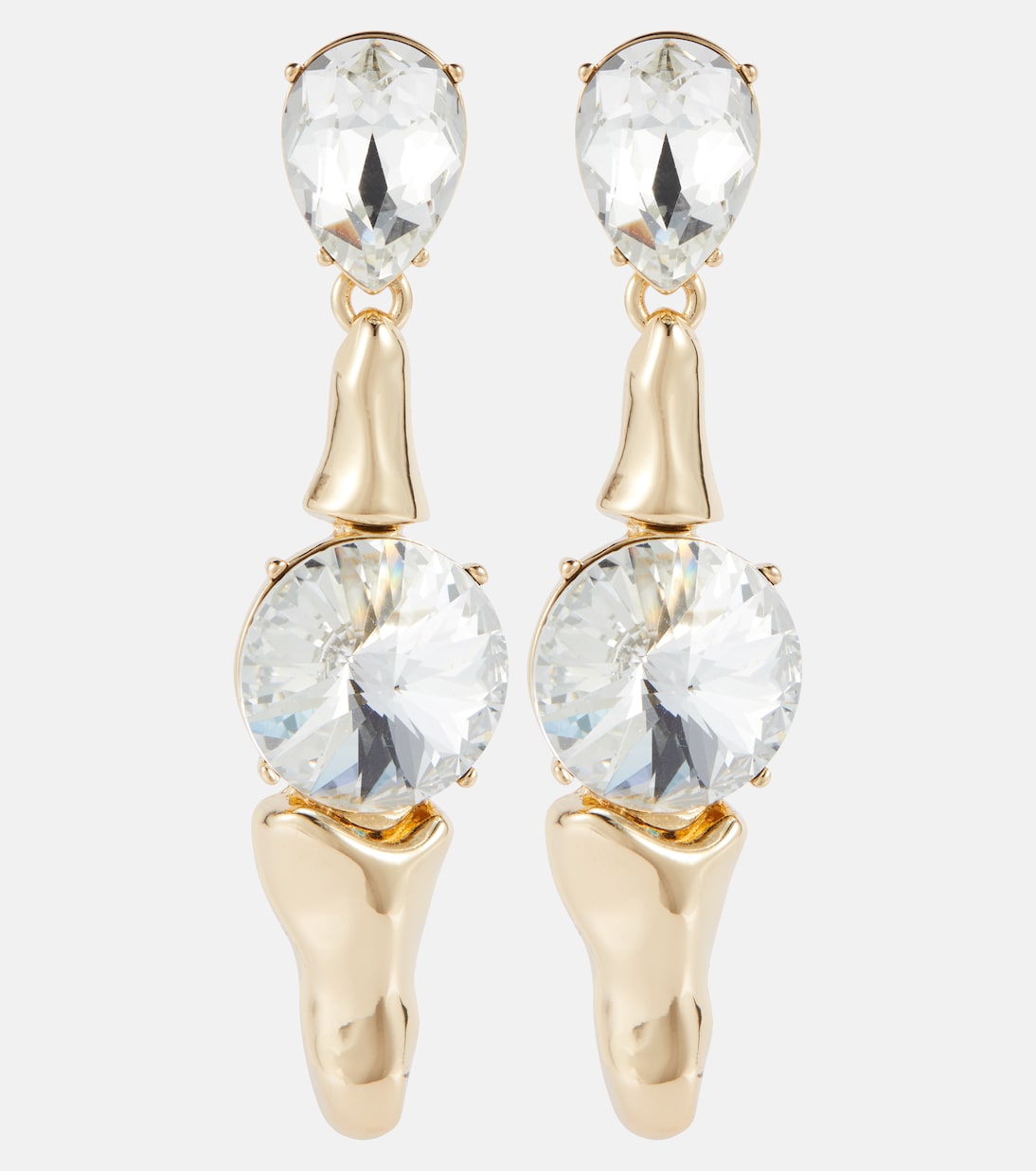 Pendientes largos con cristales | Area