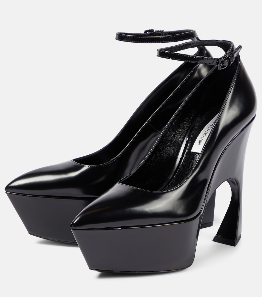 Leather platform pumps | Victoria Beckham