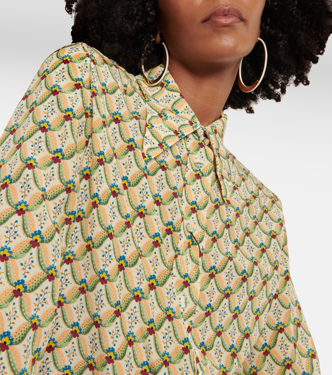 Camicia in crêpe de chine di seta | Etro