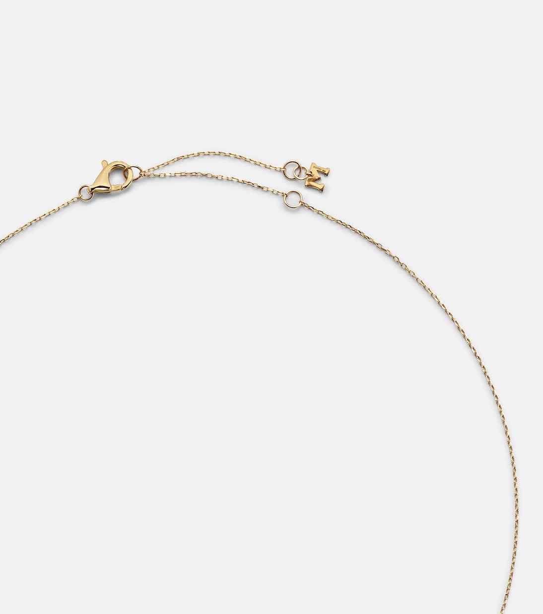 Collana in oro 14kt con design a onde e dettagli diamantati per uno stile giovane e raffinato