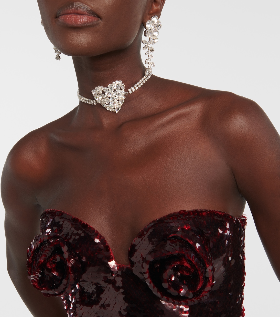 MAGDA BUTRYM Collana Choker con Cristalli Eleganti per Giovani Stili
