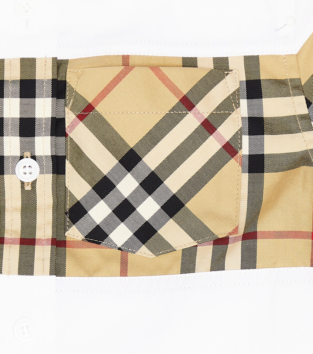 Baby Burberry Check poplin shirt in multicoloured - Burberry